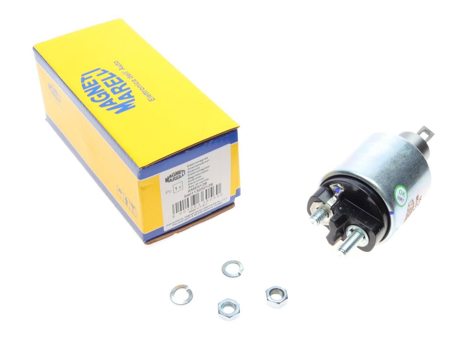 Тяговое реле, стартер (пр-во magneti marelli кор.код. ame0128)